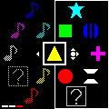 形色音de記憶の当時のゲーム画面2