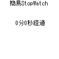 簡易ストップウォッチの当時のゲーム画面