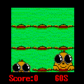 もぐらたたきの当時のゲーム画面2