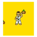 カラテ君の当時のゲーム画面