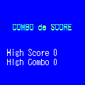 COMBO de SCOREの当時のゲーム画面
