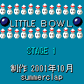 リトル・ボウルの当時のゲーム画面