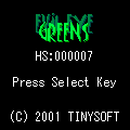 Evil Eye Greensの当時のゲーム画面