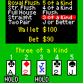 TinyJokerPokerの当時のゲーム画面