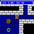 MAZE OF DEMONの当時のゲーム画面