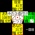 ちんちろりんの当時のゲーム画面