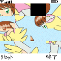 羽っ子パズルの当時のゲーム画面3