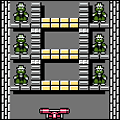 コナミのブロック崩し　謎の壁の当時のゲーム画面