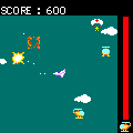 タイムパイロットの当時のゲーム画面2