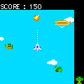 タイムパイロットの当時のゲーム画面3