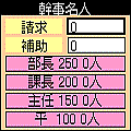 幹事名人の当時のゲーム画面