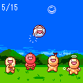 ぱっちん!BUBLEの当時のゲーム画面2