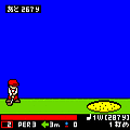 ぽーたぶるゴルフの当時のゲーム画面2