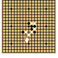 森田囲碁の当時のゲーム画面2