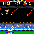 空中ブランコの当時のゲーム画面