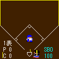 BASEBALL2の当時のゲーム画面2