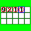 数字王の当時のゲーム画面