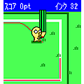 なぞりお絵描きの当時のゲーム画面3