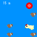 コケッコの当時のゲーム画面