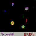 STAR SHIP EP1+の当時のゲーム画面