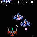ASTRO SHOOTの当時のゲーム画面3