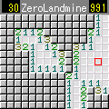 ゼロ・ランドマインの当時のゲーム画面