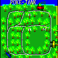 POKE-TANKの当時のゲーム画面