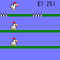 コケッコ大脱走の当時のゲーム画面2