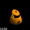 3Dポットデモの当時のゲーム画面