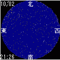 星空時計(503i用)の当時のゲーム画面2