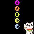 NUMBERS&LOTO504の当時のゲーム画面