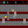 落とし穴の当時のゲーム画面