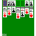 クロンダイクforN504の当時のゲーム画面