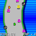 ぴよDASHαの当時のゲーム画面
