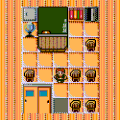 夕暮れの当時のゲーム画面