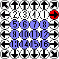 16PAZURUの当時のゲーム画面