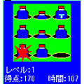 撃て撃て撃ての当時のゲーム画面