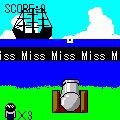 ペリーの当時のゲーム画面2