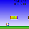 ネコJumpRの当時のゲーム画面