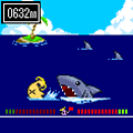 じょーずにスイミング！の当時のゲーム画面2
