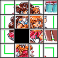 キャラクター15パズルの当時のゲーム画面2