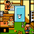 それゆけ大運動会クロスカントリーの当時のゲーム画面