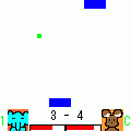バトルスカッシュの当時のゲーム画面