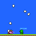 恐竜のたまごの当時のゲーム画面