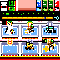炎のラーメン道の当時のゲーム画面