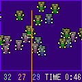 串刺しの当時のゲーム画面