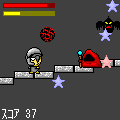 対千の騎士の当時のゲーム画面