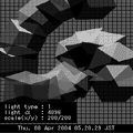 キュービックセーバーの当時のゲーム画面