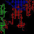 ラインアートの当時のゲーム画面