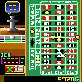 ルーレットの当時のゲーム画面